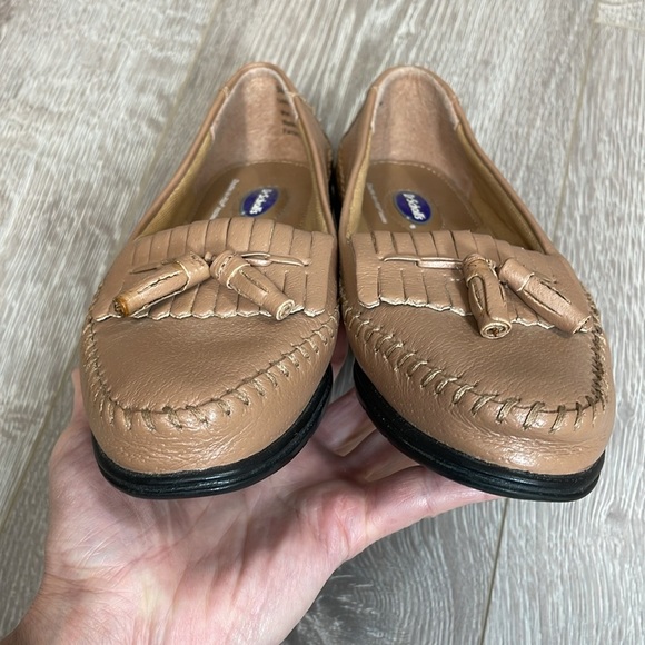 Dr. Scholl's E23-2X Leather Tassel Moccasin Loafers Double Air-Pillow Insoles 5M - Picture 12 of 14
